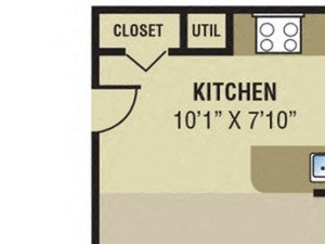 Stevens Creek Commons - 1 Bedroom 626 square feet Stevens Creek Commons - 1 Bedroom 626 square feet